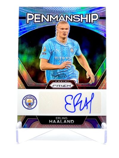 23/24 Haaland Silver Prizm Penmanship /99