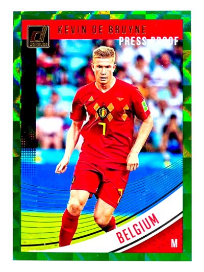 18-19 Donruss De Bruyne Green Press Proof
