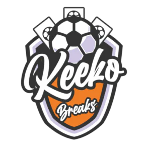 Keeko Breaks soccer card box breaks logo