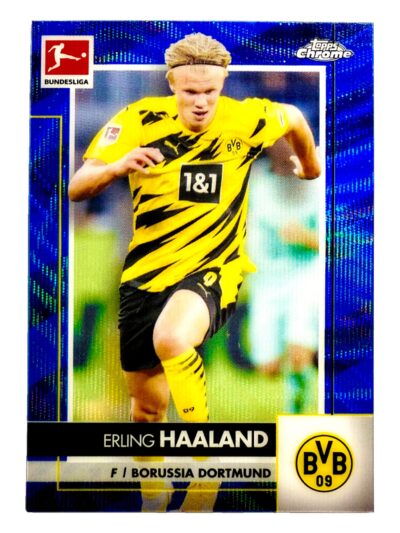 2021 Bundesliga Haaland Blue wave /150