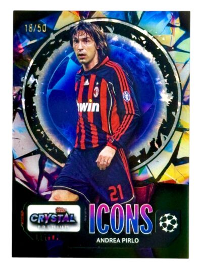 2023 Pirlo Black Crystal Icons /50