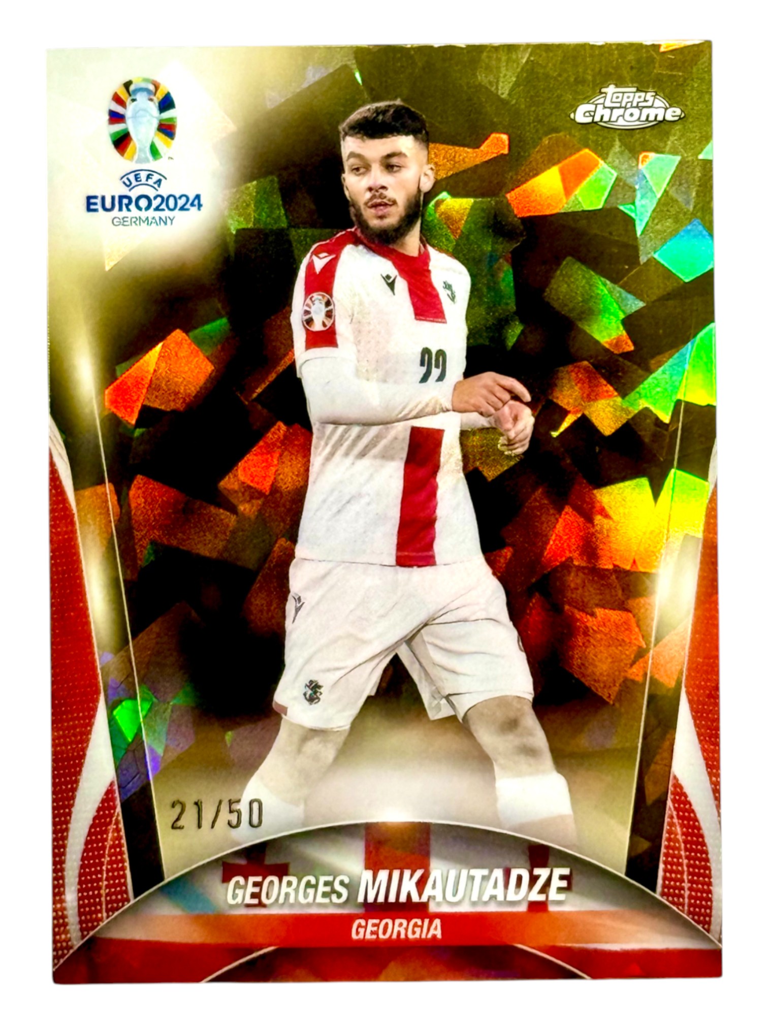 2024 Euro Sapphire Mikautadze Gold /50