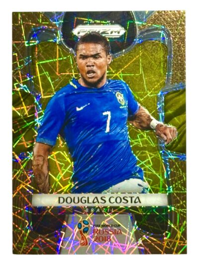 2018 WC Prizm Douglas Costa Gold Lazer /15