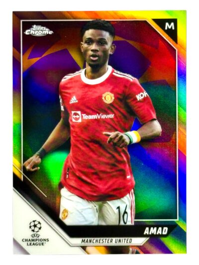 2022 Chrome Amad Purple & Gold UCL Ball